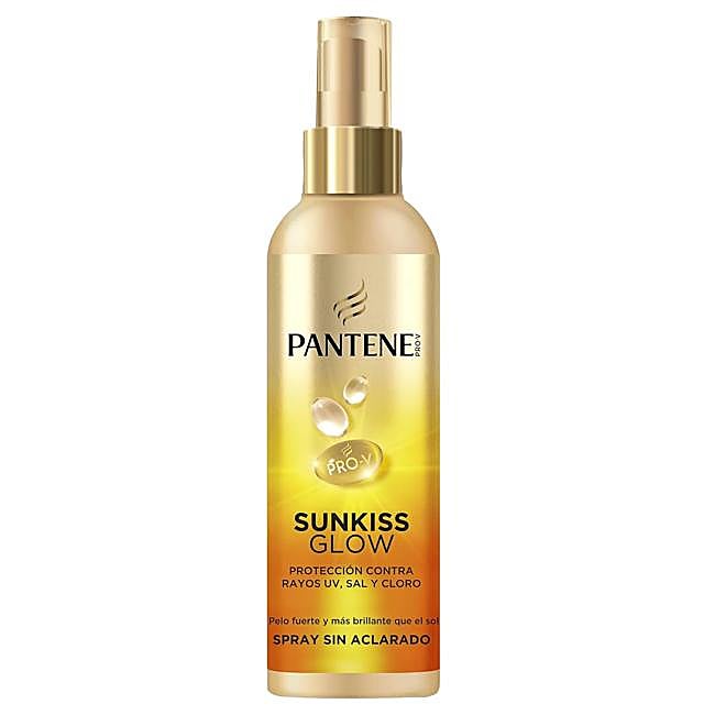 Protector solar en sprays sin aclarado Sunkiss Glow de Pantene.