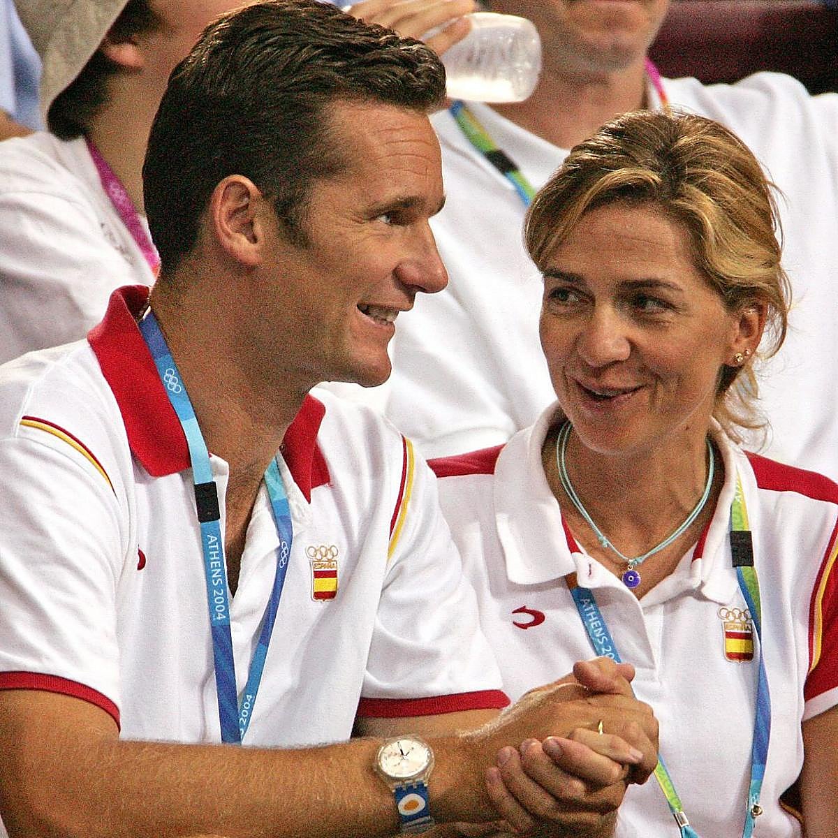 La infanta Cristina e Iñaki Urdangarin, más que felices durante las Olimpiadas de Atenas, en 2004.