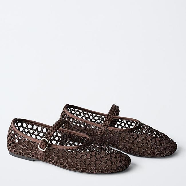 Bailarinas caladas con correa