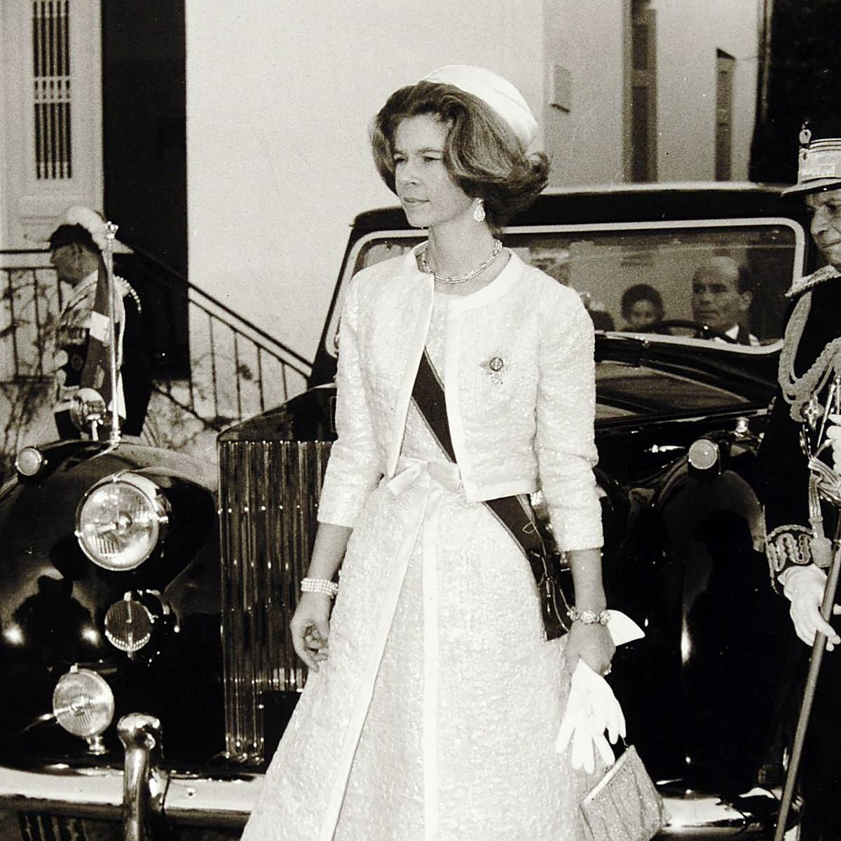 Irene de Grecia, junto a su madre la reina Federica en los años sesenta.