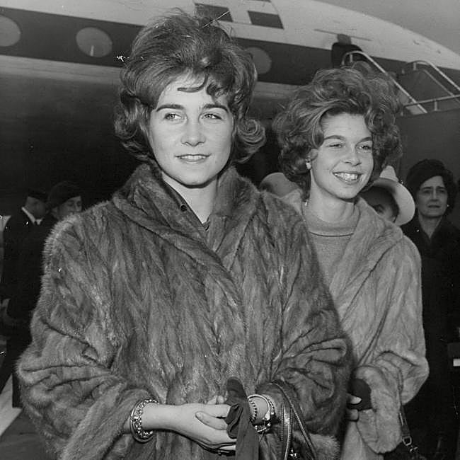 Irene de Grecia y doña Sofía en una imagen de 1961.