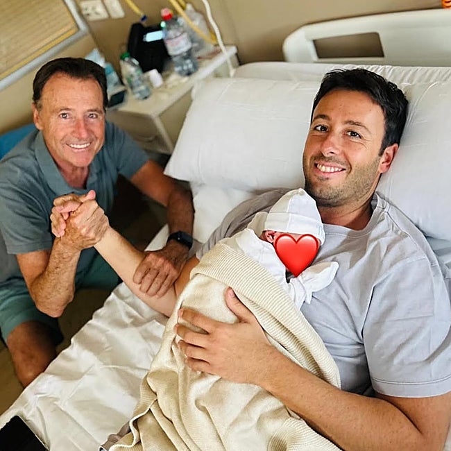 La tierna foto con las tres generaciones de Matías Prats.