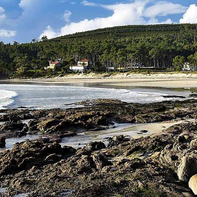 Playa de Estode, Cee, A Coruña