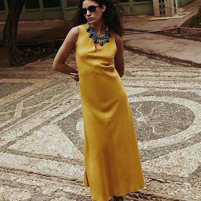 Vestido largo fluido