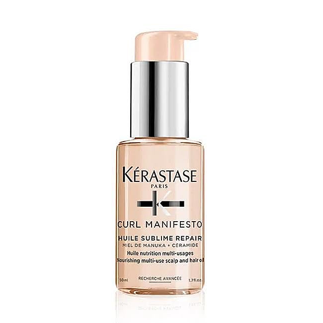 Huile Sublime Repair de Kérastase Curl Manifesto.