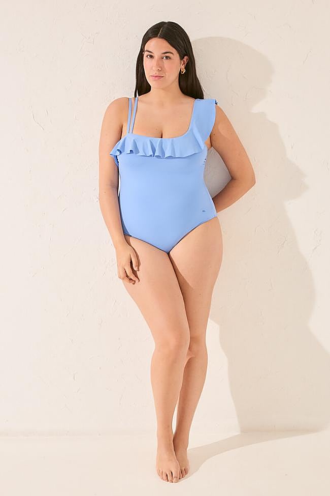 Bañador con detalle de volantes de Women'secret.