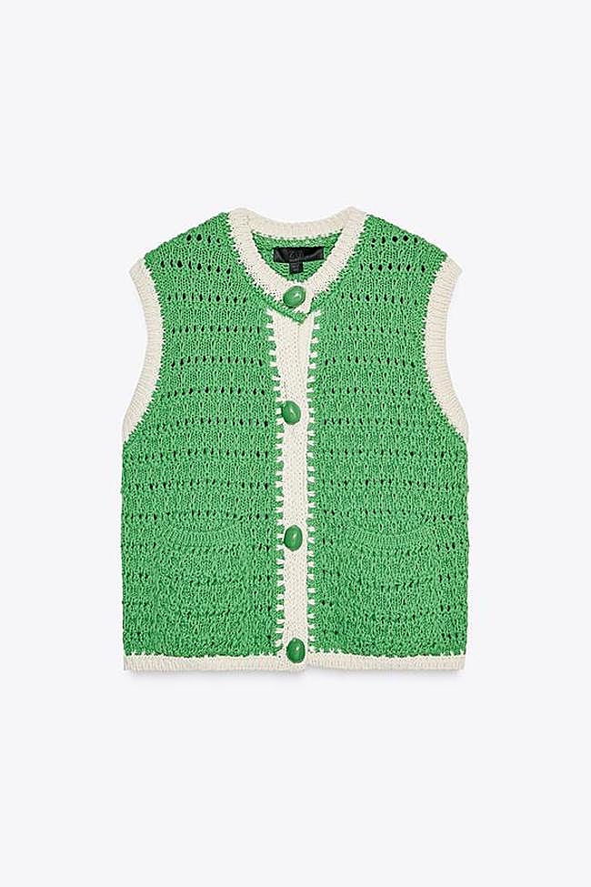 Top chaleco botones grandes (12,99€)