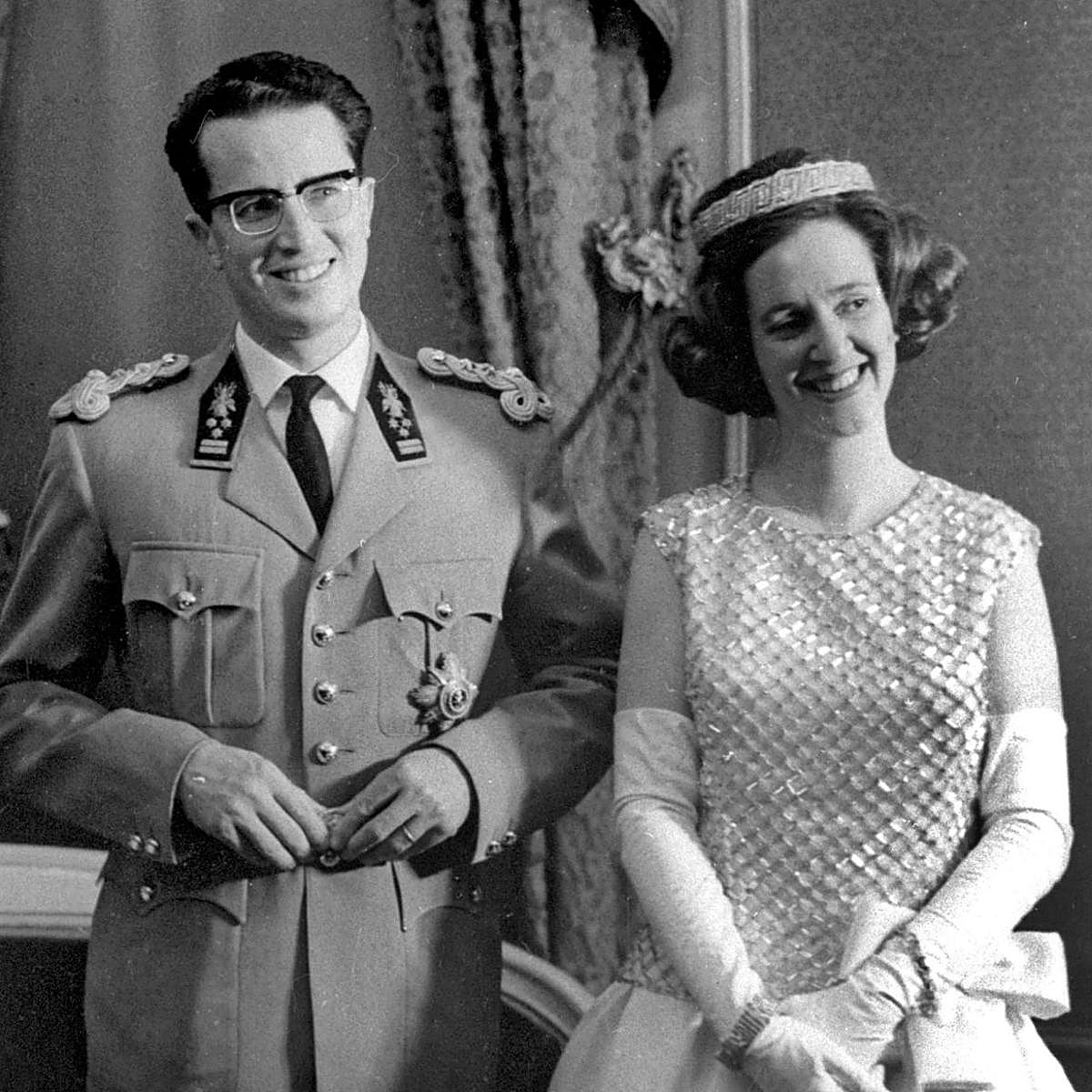 Los reyes Balduino y Fabiola de Bélgica, en una imagen de 1962.