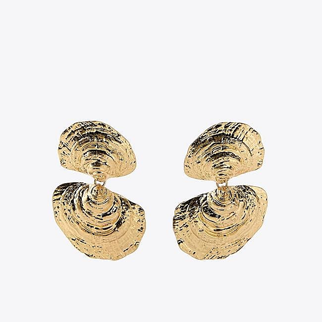 Pendientes colgantes de conchas