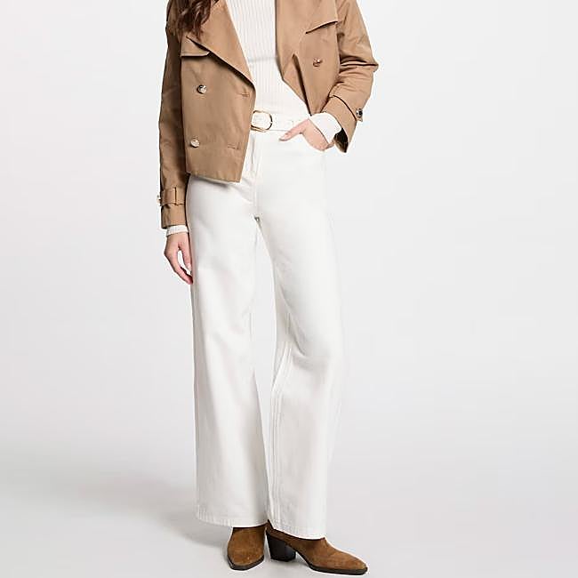 Vaqueros blancos de Morgan, 39,90 euros.