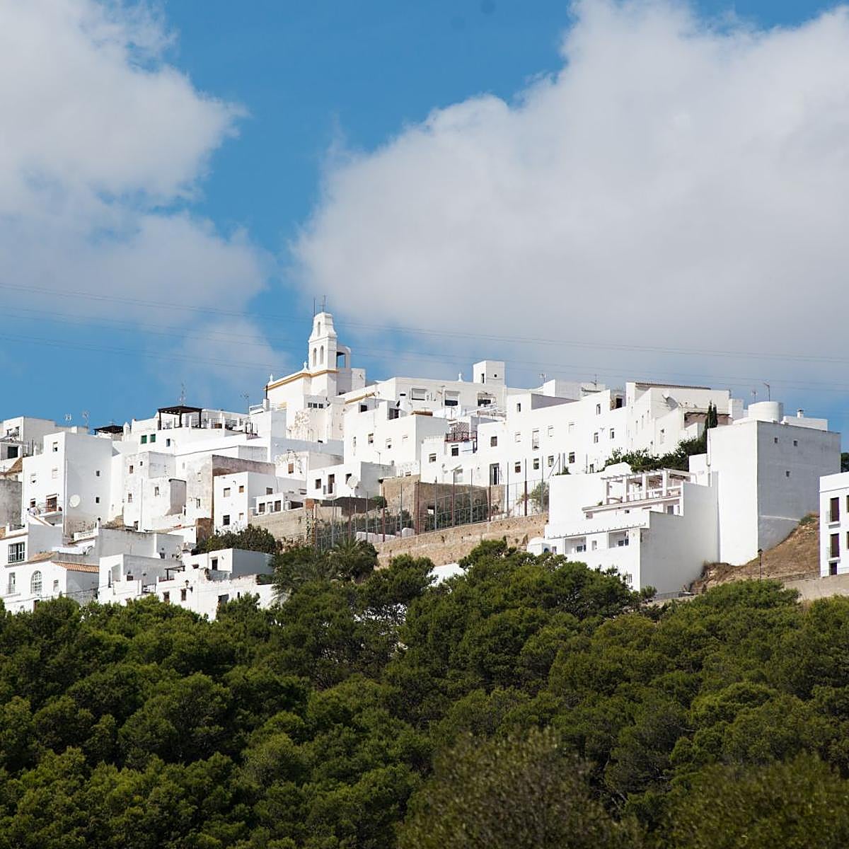 El skyline de Vejer de la Frontera, con sus casitas blancas.