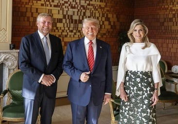 La reina Máxima le hace burla a Donald Trump frente a las cámaras: «Muchas gracias a todos...»