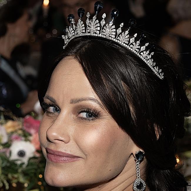 La princesa Sofía de Suecia con la Palmette.