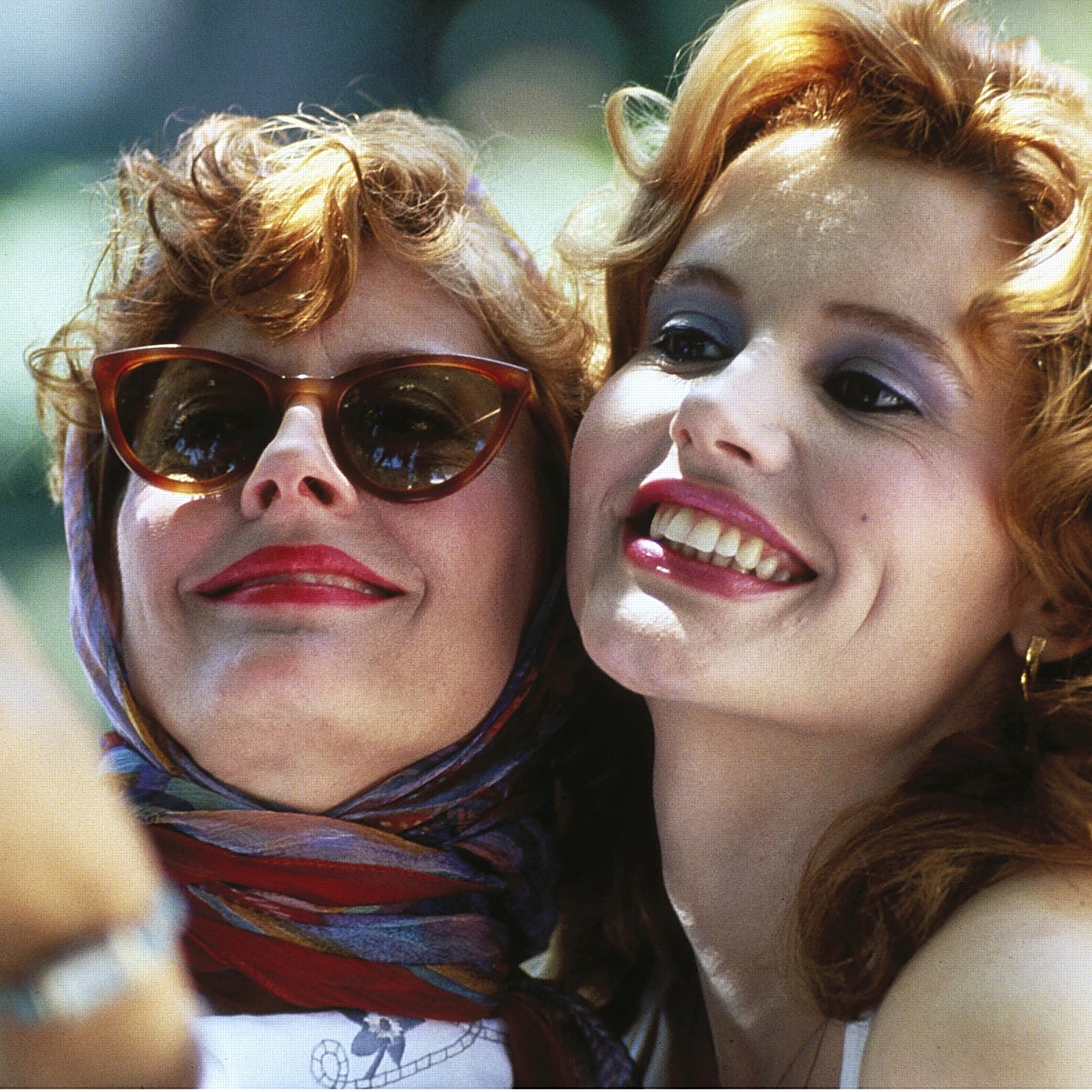Susan Sarandon y Geena Davis en Thelma & Louise.
