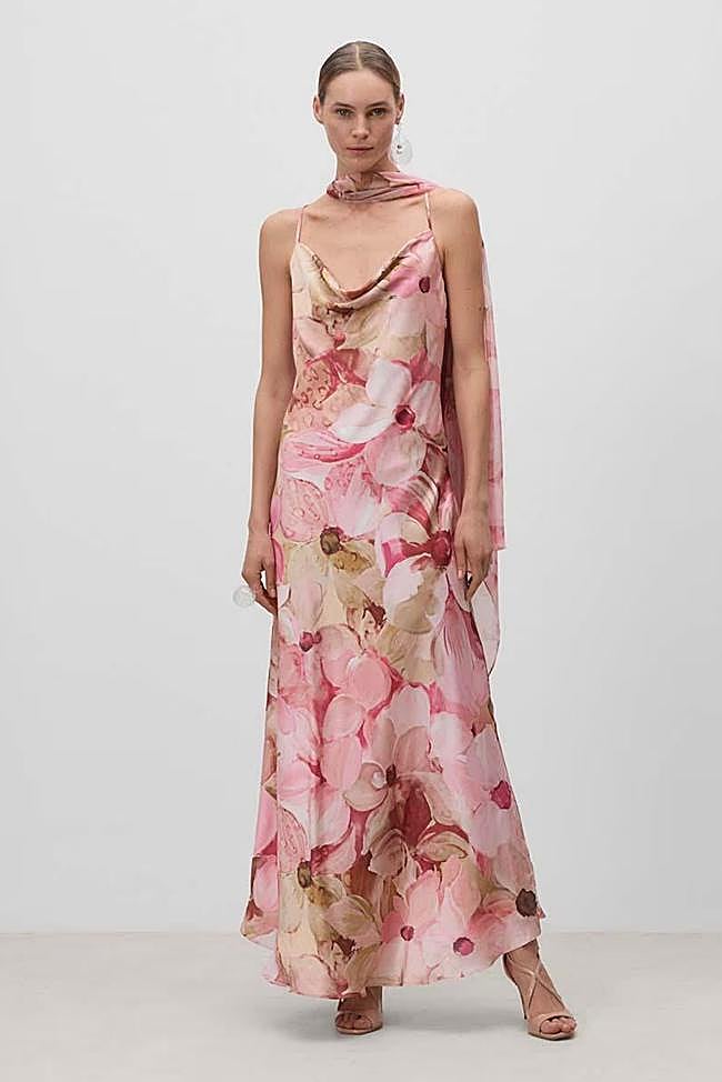 Vestido largo tirantes (198€ en El Corte Inglés)