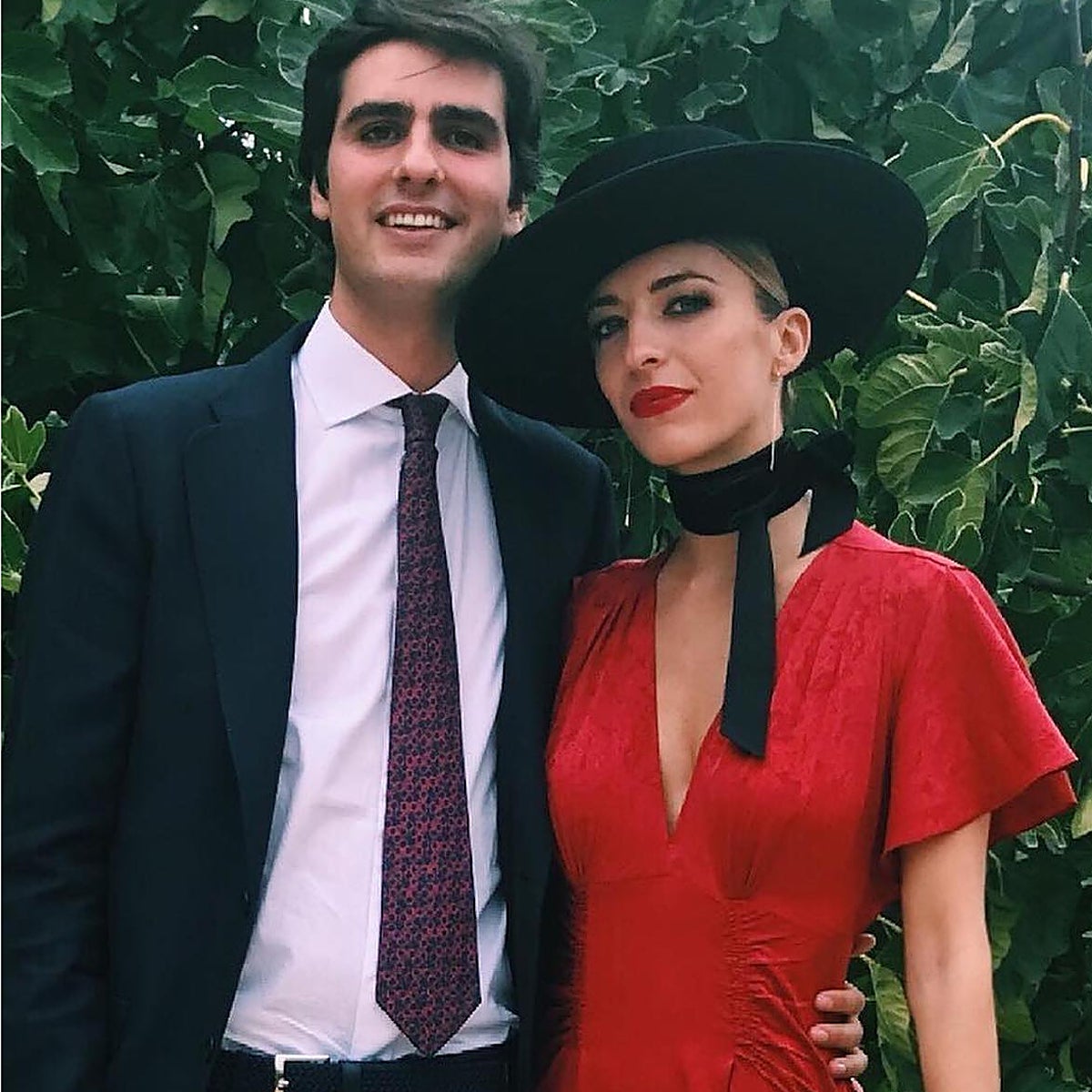 Miguel Matossian junto a su prometida, Casilda de Nicolás.