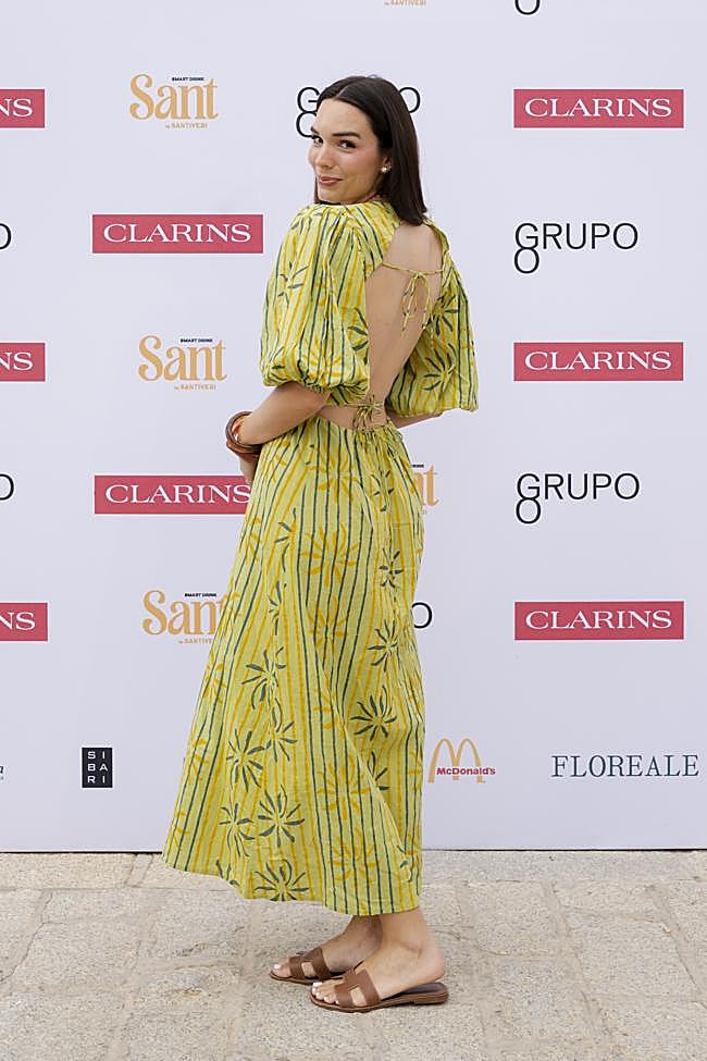 Andrea González en la fiesta del Grupo Go