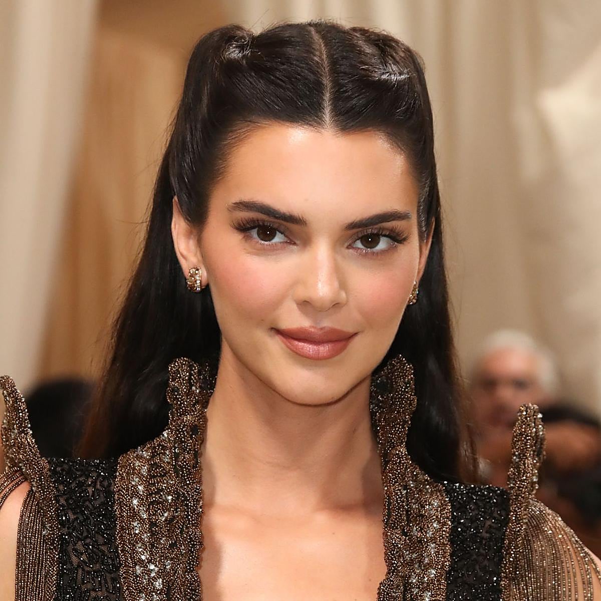 Kendall Jenner con un semirecogido.
