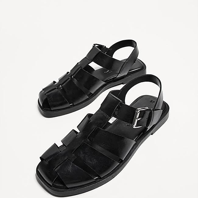 Cangrejeras efecto piel negras