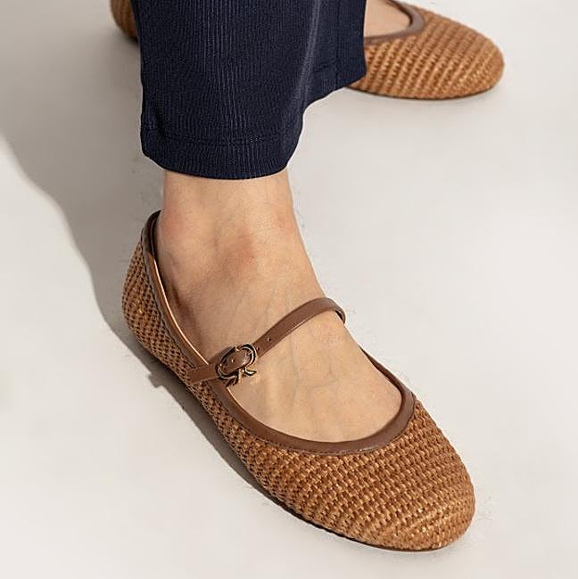 Las bailarinas de rafia de Gianvito Rossi.