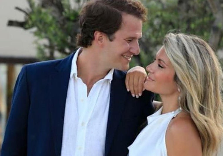 Cristina Serrano y Luis Astolfi en su preboda