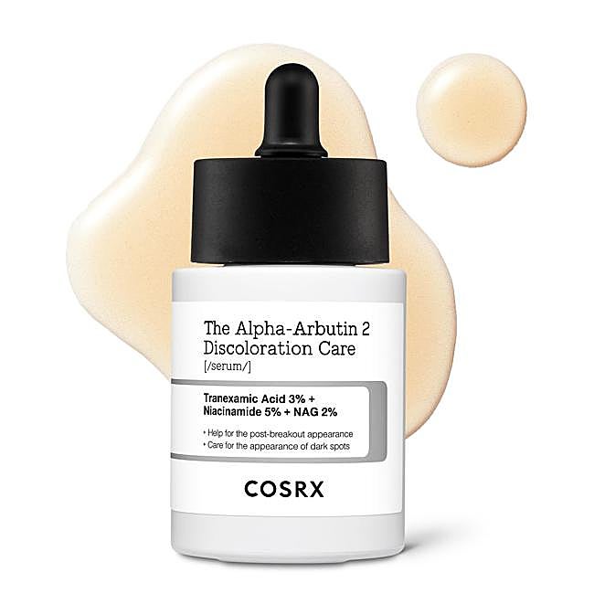 The Alpha-Arbutin 2 Discoloration Care Serum de COSRX. Precio: 24,99 euros