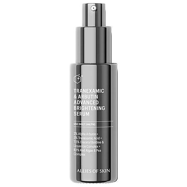 Tranexamic & Arbutin Advanced Brightening Serum de Allies of Skin. Precio: 106 euros