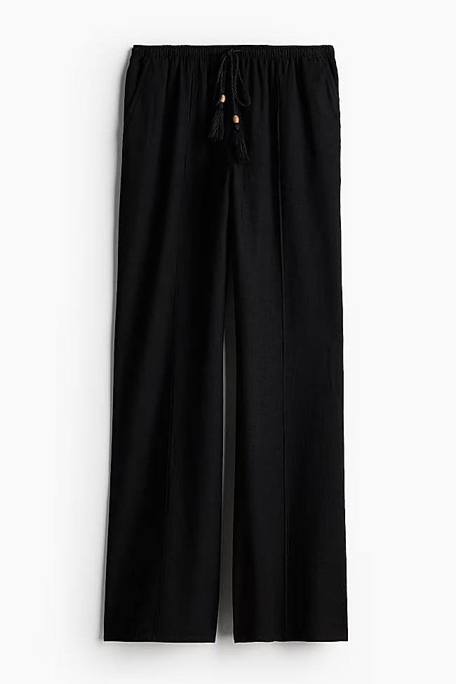 Pantalón en mezcla de lino (15,99€)