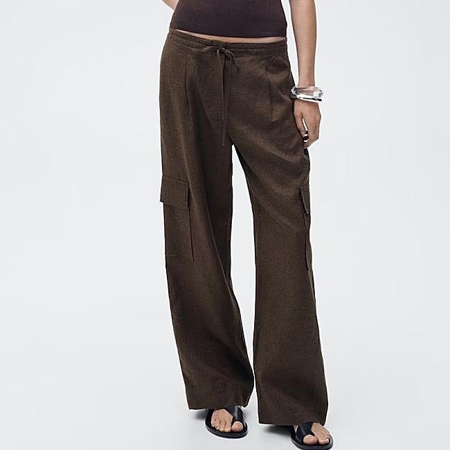 Pantalón de lino de Mango, 29,99 euros.