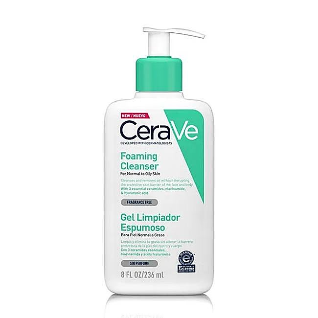 CeraVe Gel Limpiador Espumoso.