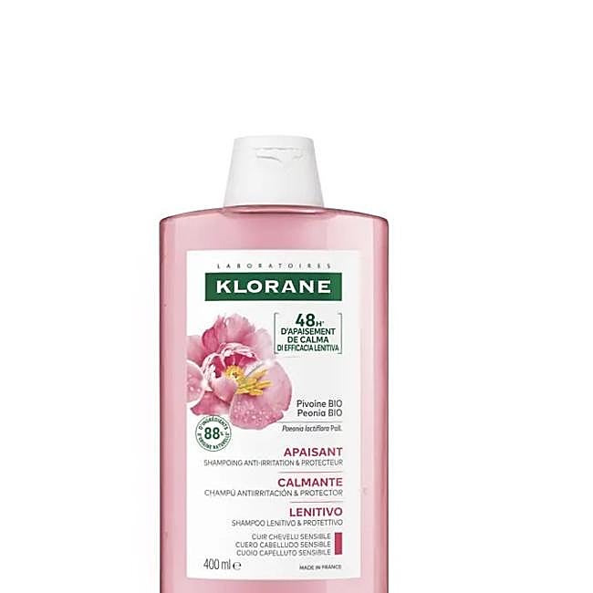 Klorane Champú a la Peonía Bio.