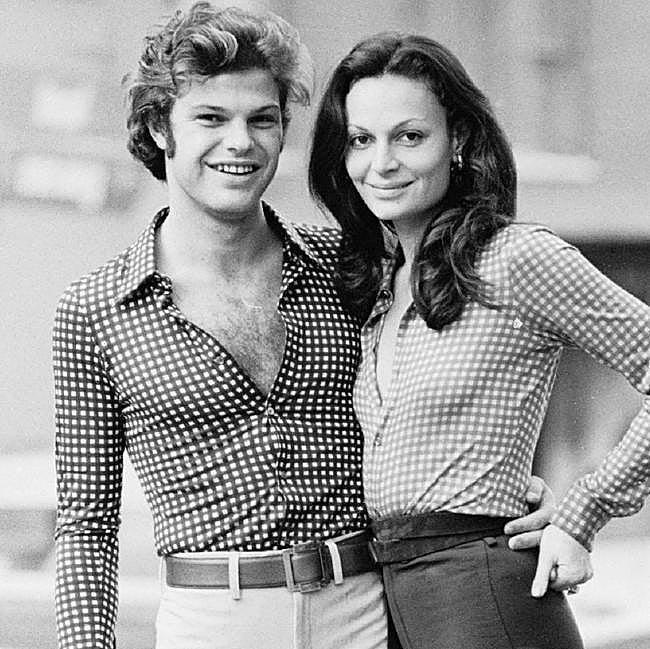 Egon y Diane von Füstenberg, padres de Alexander, en el esplendor de su juventud.
