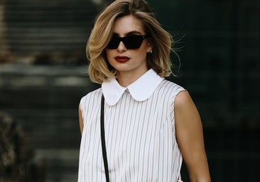 Los mejores vestidos de rayas verticales.