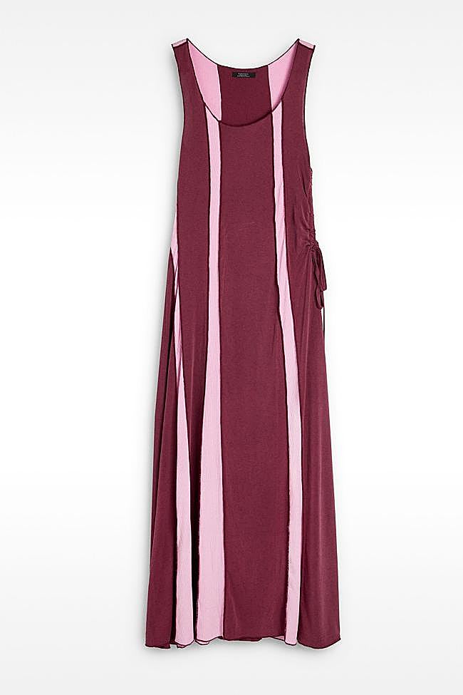 Vestido con rayas verticales de Parfois.