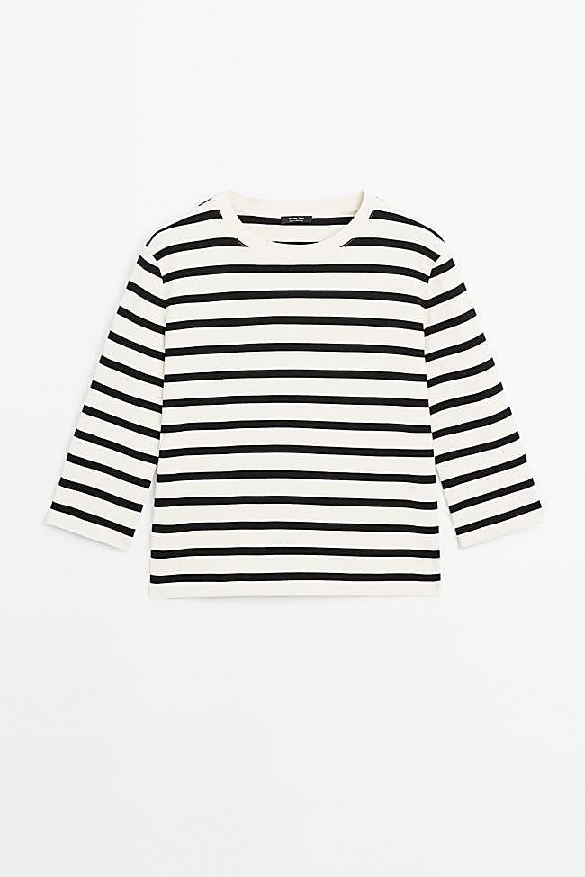 Camiseta rayas 100% algodón (29,95€)