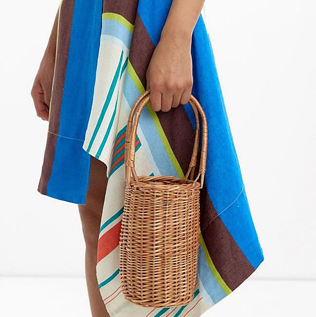 Bolso cesta alargado