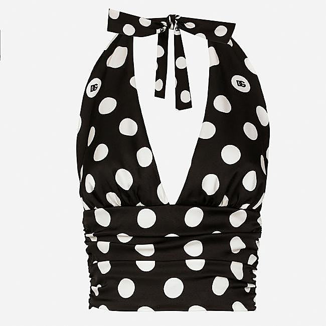 Top de lunares de Dolce & Gabanna.