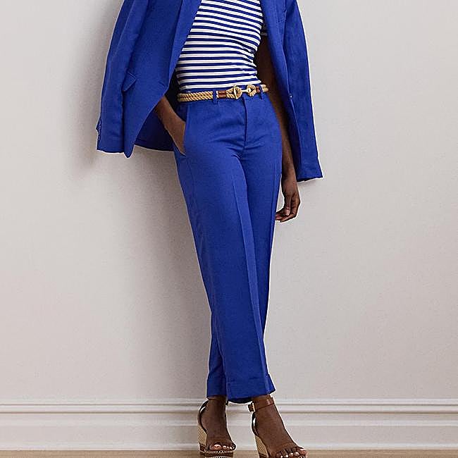Pantalón de lino azulón de Ralph Lauren, 152 euros.