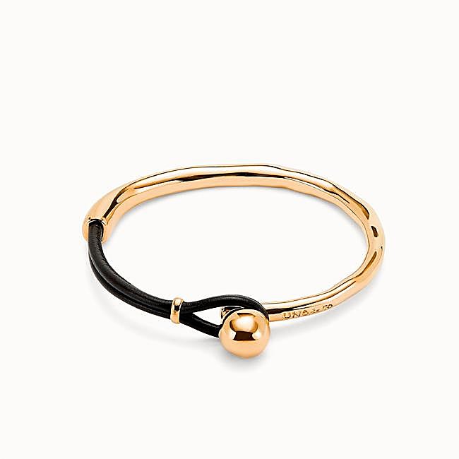 Pulsera semirígida bañada en oro de UNOde50