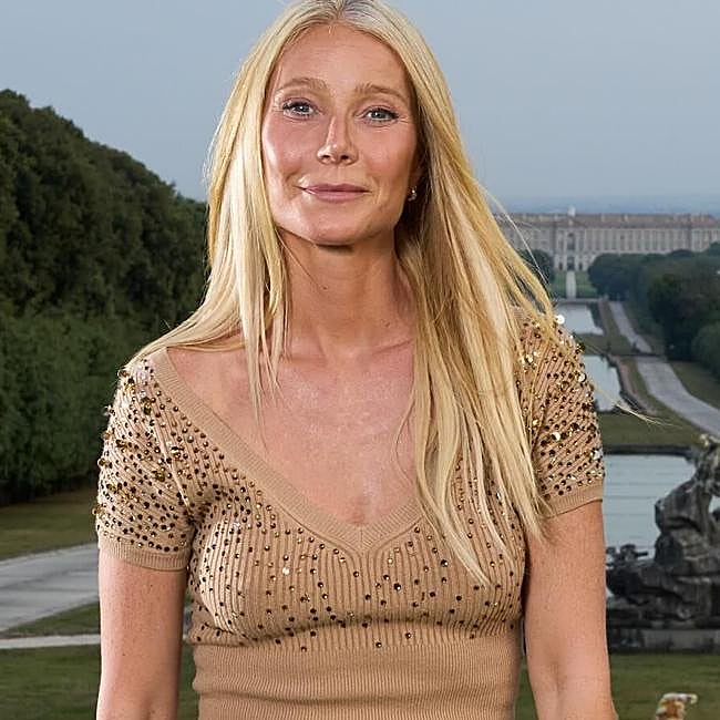 Gwyneth paltrow con pelo rubio mantequilla