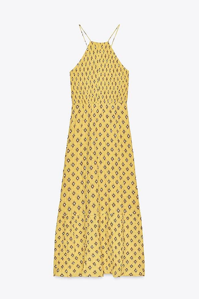 Vestido estampado de Zara (39,99 euros)