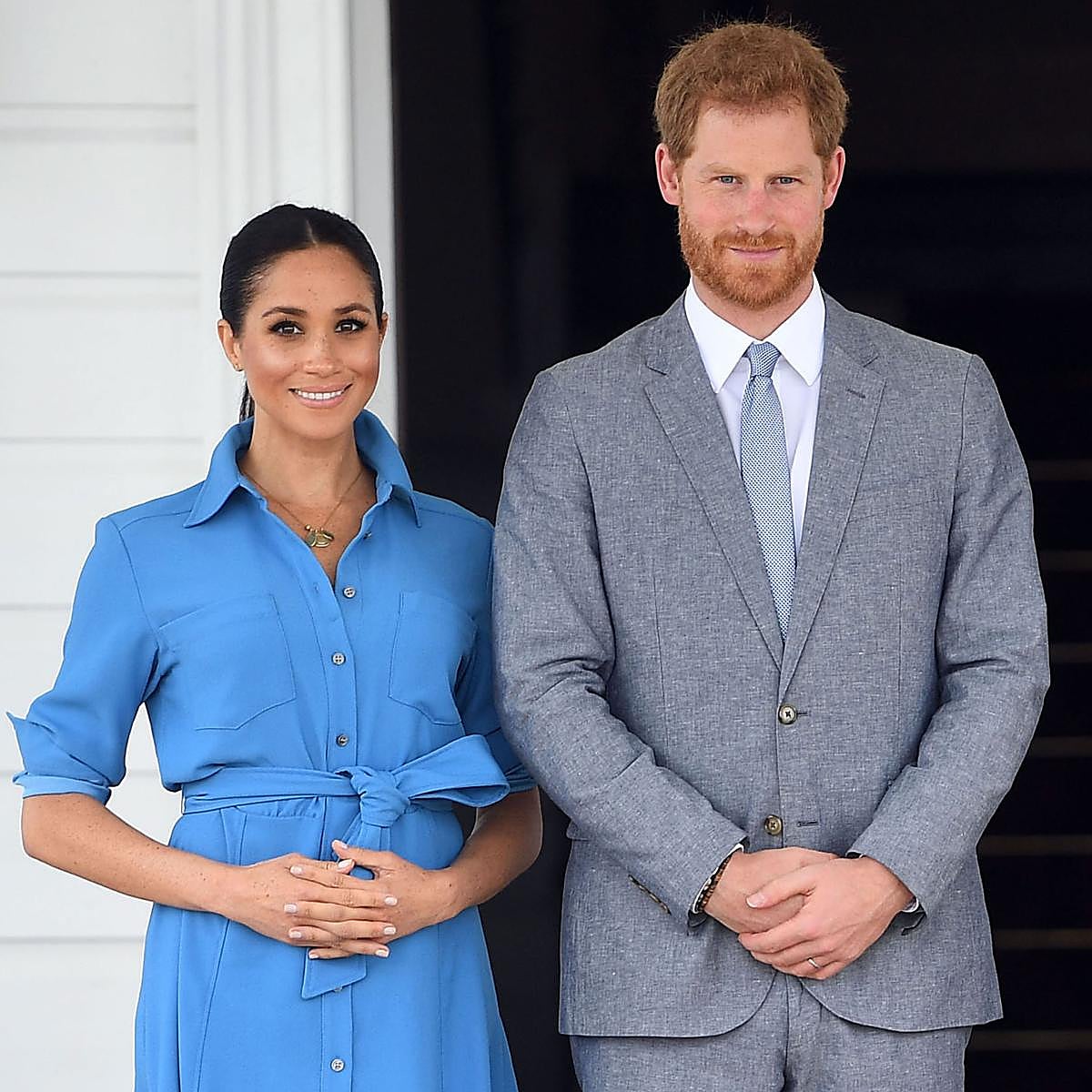 Meghan Markle y Harry de Sussex.