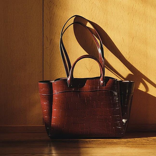 Bolso shopper efecto coco