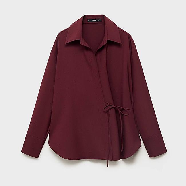 Camisa cruzada lazo (39,99€)