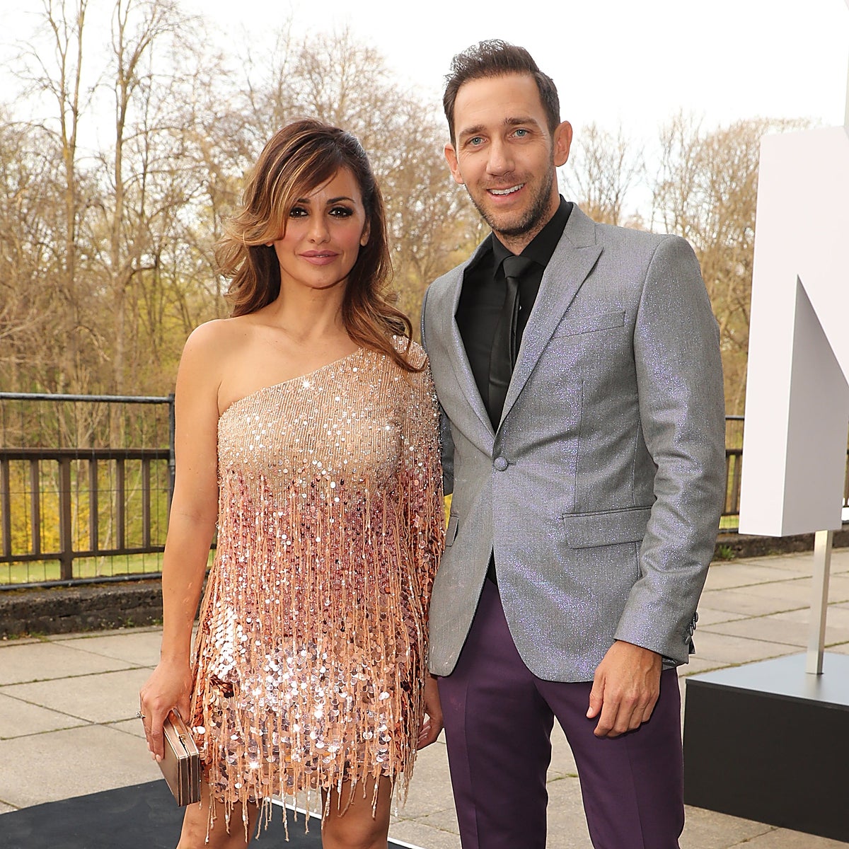 El empresario alemán Marcel Remus junto a Mónica Cruz.