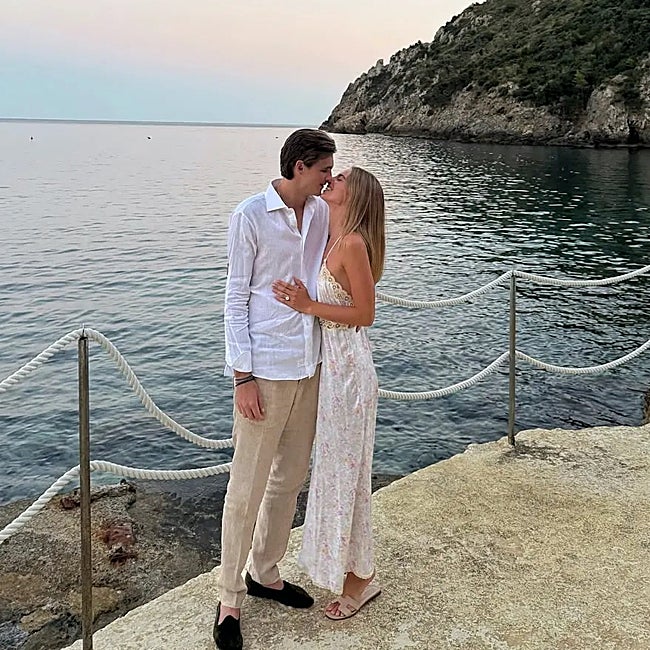 Talita y Rocco, en la imagen con la que anunciaban su compromiso.