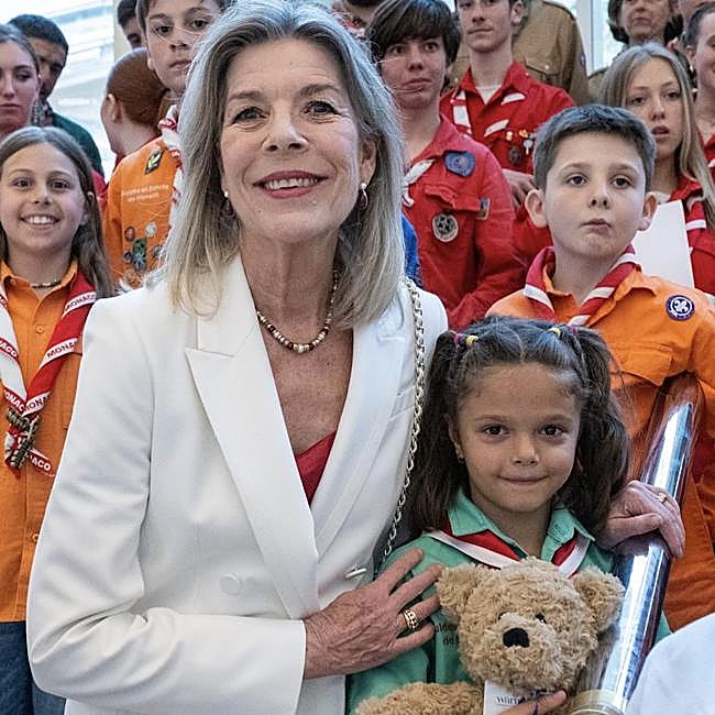 Carolina de Mónaco, en un evento reciente de la agenda oficial del Principado.