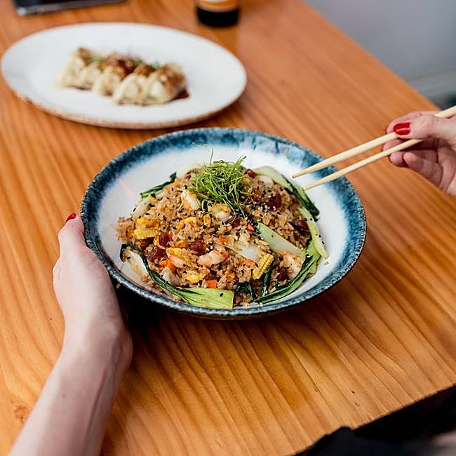El arroz cantonés de La Pagoda, uno de sus platos estrella.