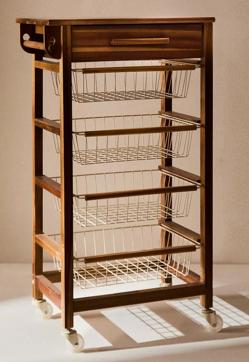 Imagen secundaria 2 - Mueble auxiliar con ruedas FÖRHÖJA de IKEA (149 euros). Abajo, diseño de Amazon (87.39) y carro con ruedas que sirve como almacenaje y camarera, de Zara Home (159 euros).