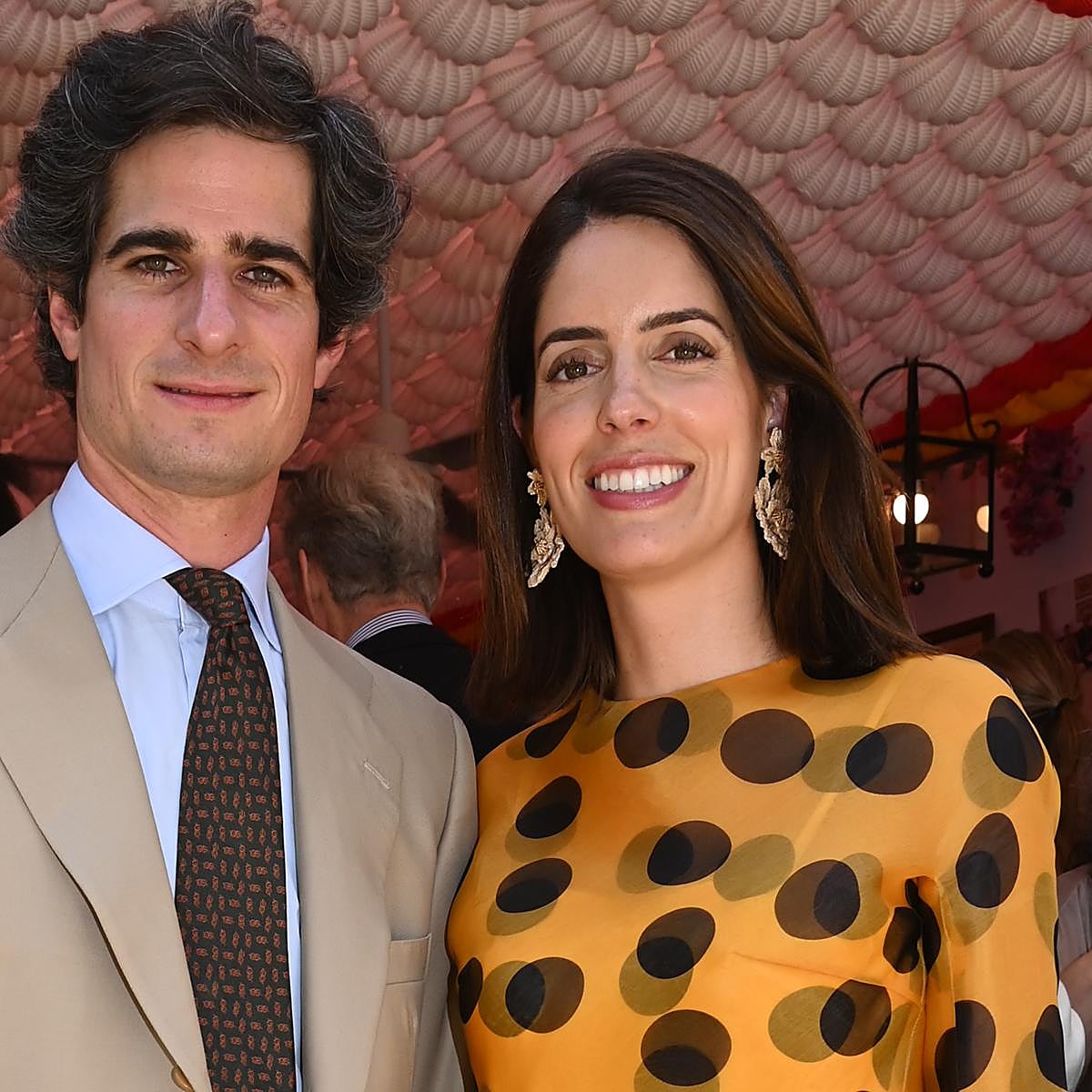 Sofía Palazuelo y Fernández Fitz-James Stuart, duques de Huéscar.